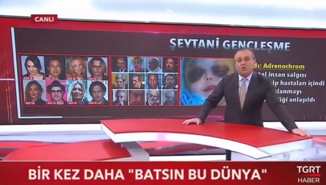 Türkisches Fernsehen über Adrenochrom